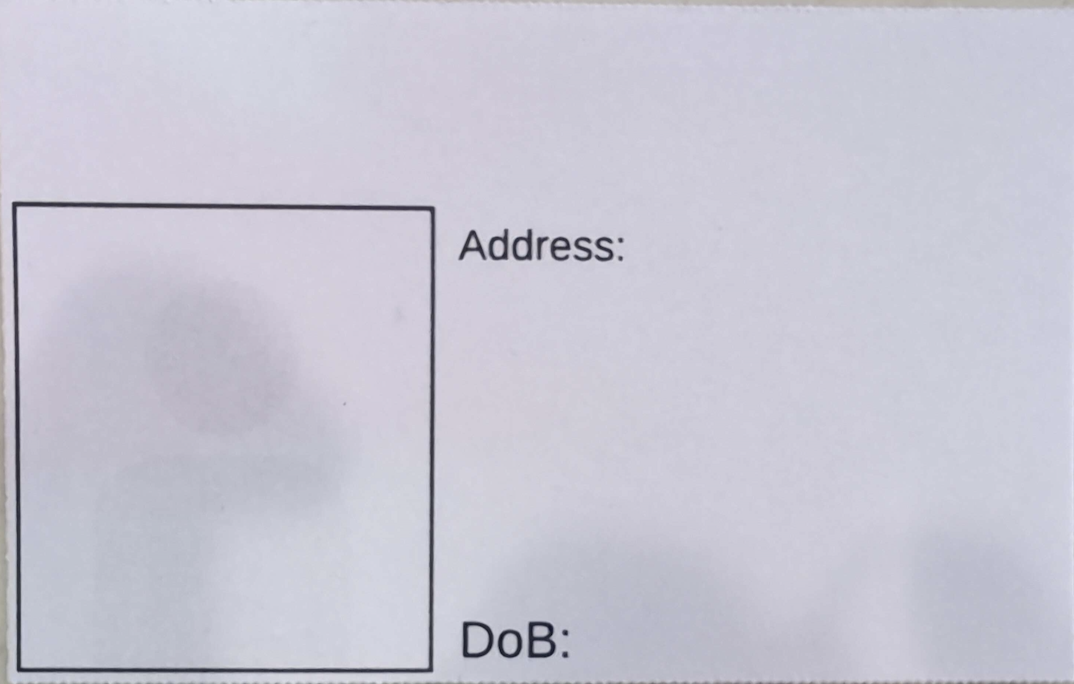 front gov id